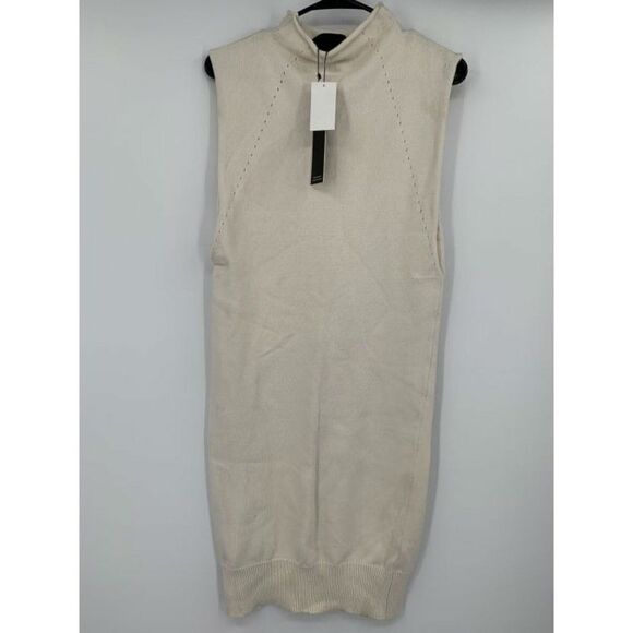 New Dolce Vita Mariela Sweater Dress Ivory large L - Picture 5 of 8
